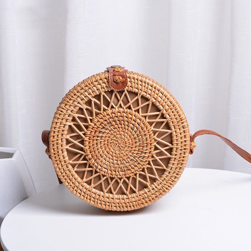 Zenyara Creative Rattan Bag, 100% Handmade