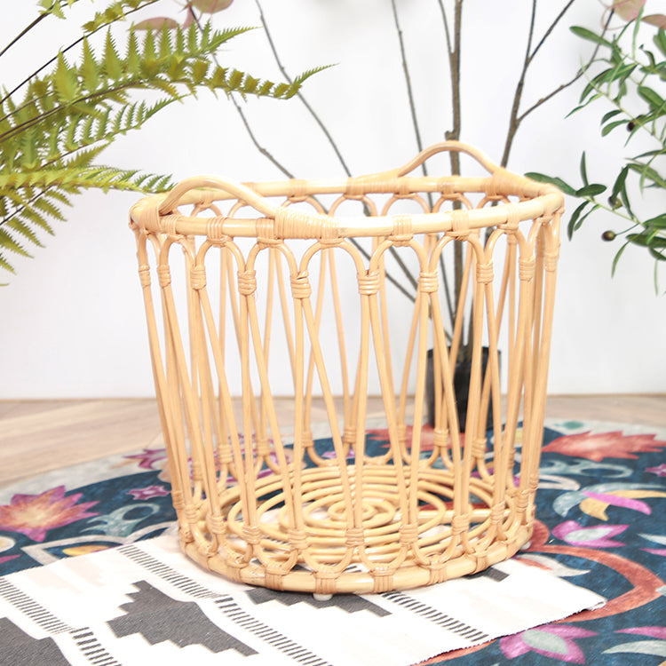 Zenyara Rattan basket 100% Handcrafted Storage Basket