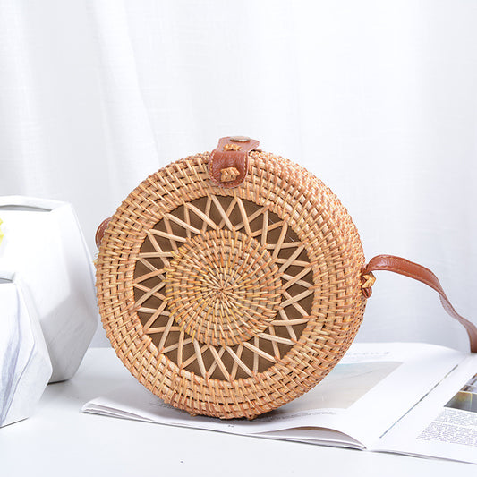 Zenyara Creative Rattan Bag, 100% Handmade