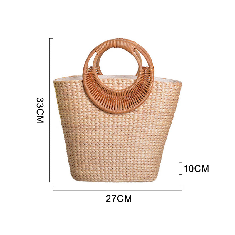 Zenyara Straw Woven Fashion High Beauty Handbag