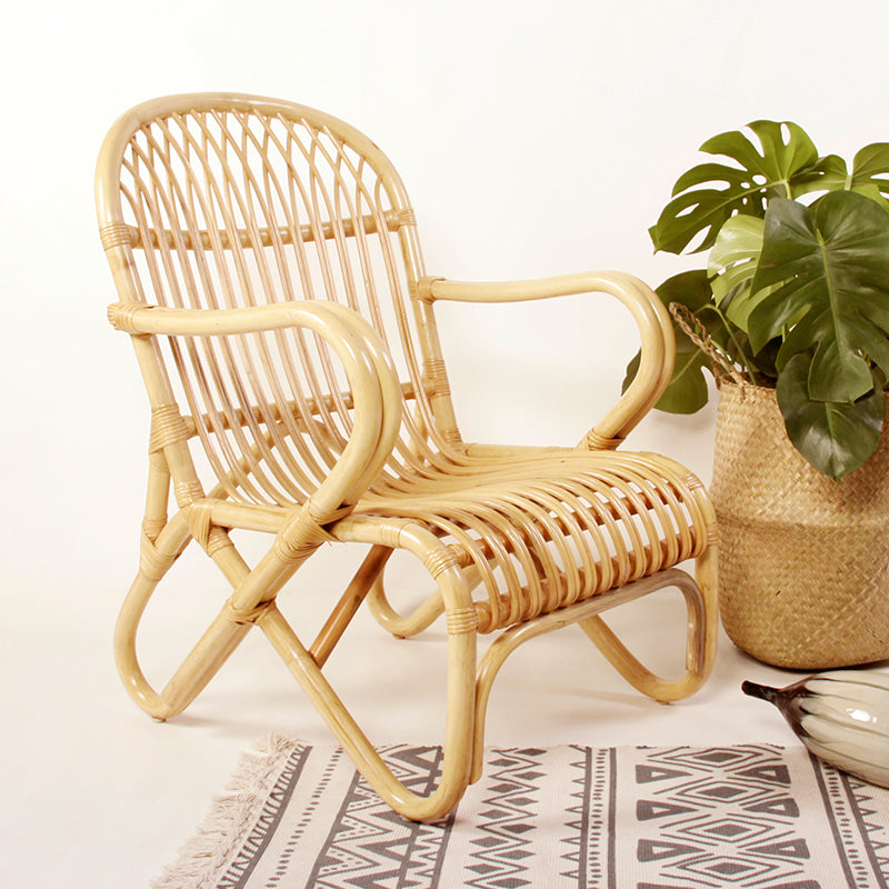 Zenyara Modern Simple Indoor and Outdoor Rattan Chair