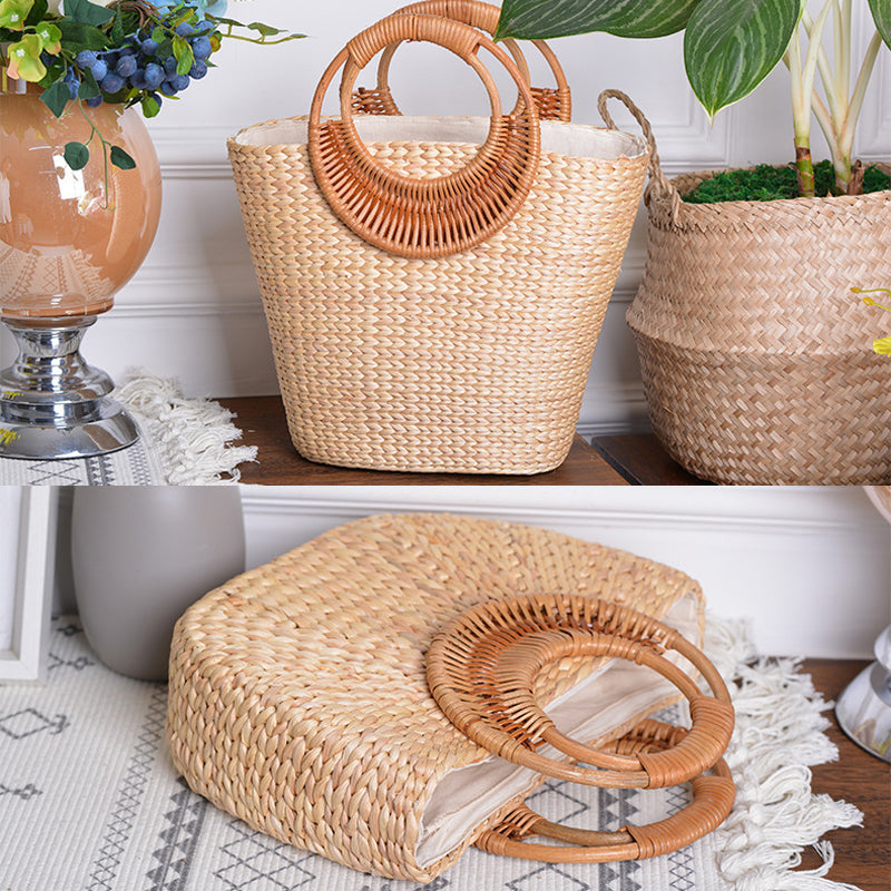 Zenyara Straw Woven Fashion High Beauty Handbag