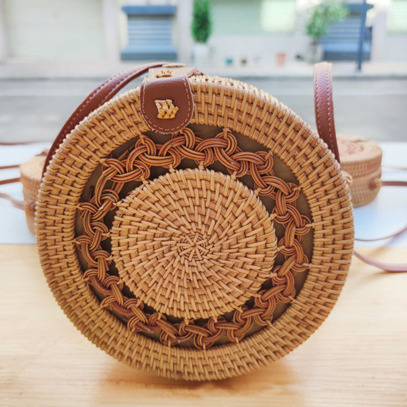 Zenyara Creative Rattan Bag, 100% Handmade