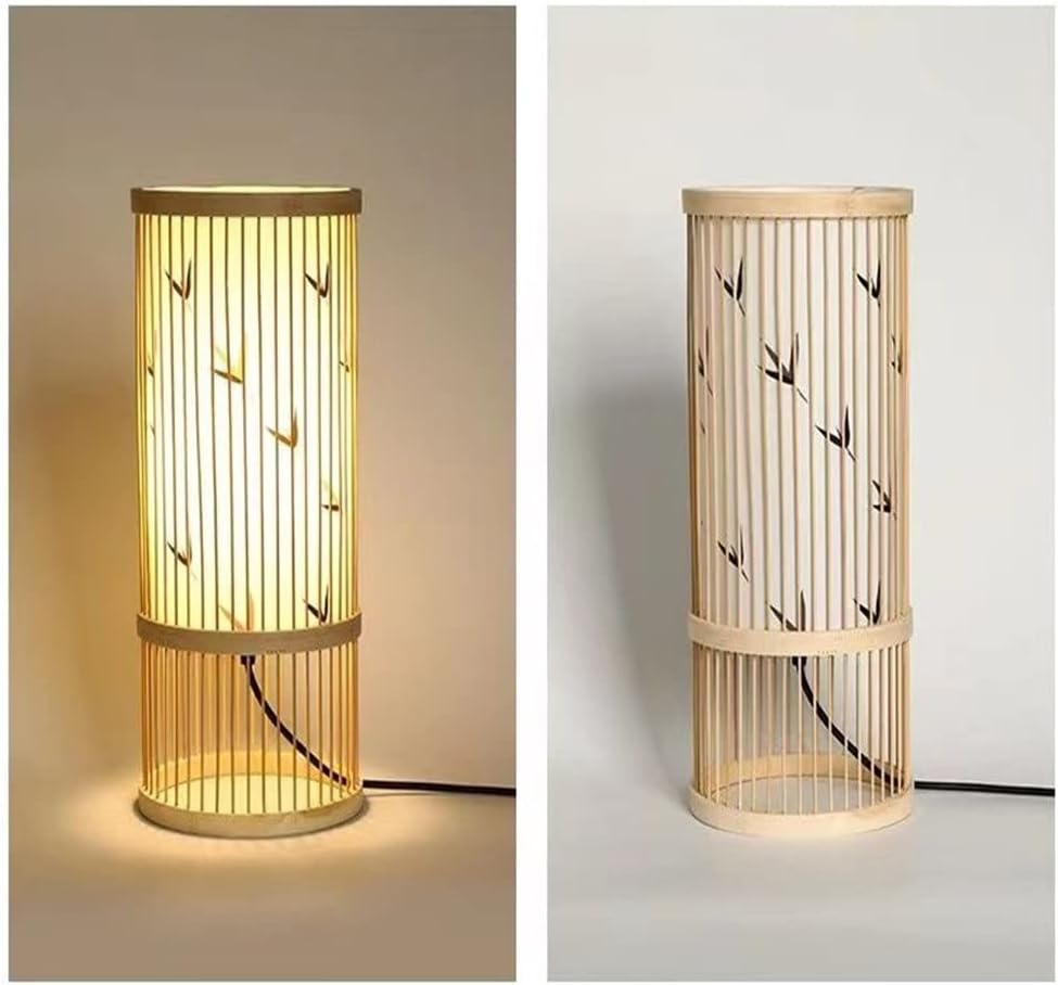 ZenyaraHome Rattan Light,New Chinese Style LED Retro Chandelie