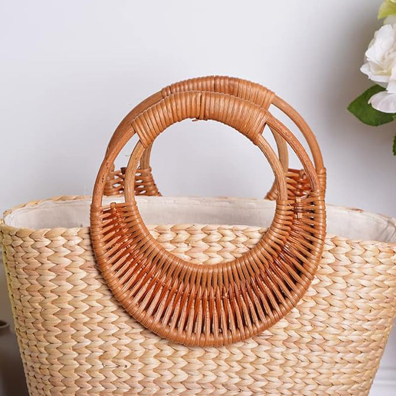 Zenyara Straw Woven Fashion High Beauty Handbag