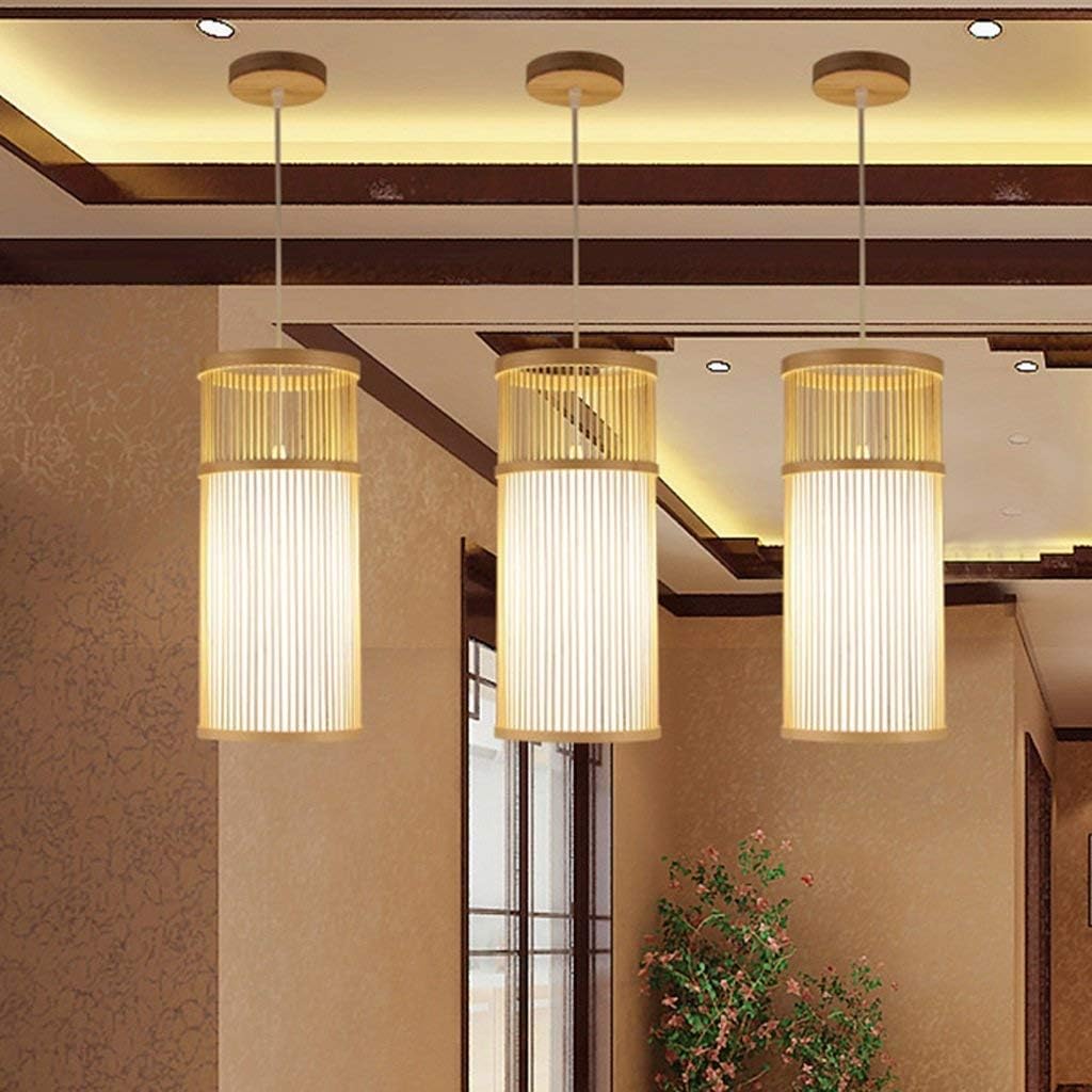 Zenyara Rattan Light,New Chinese Style LED Creative Chandelier