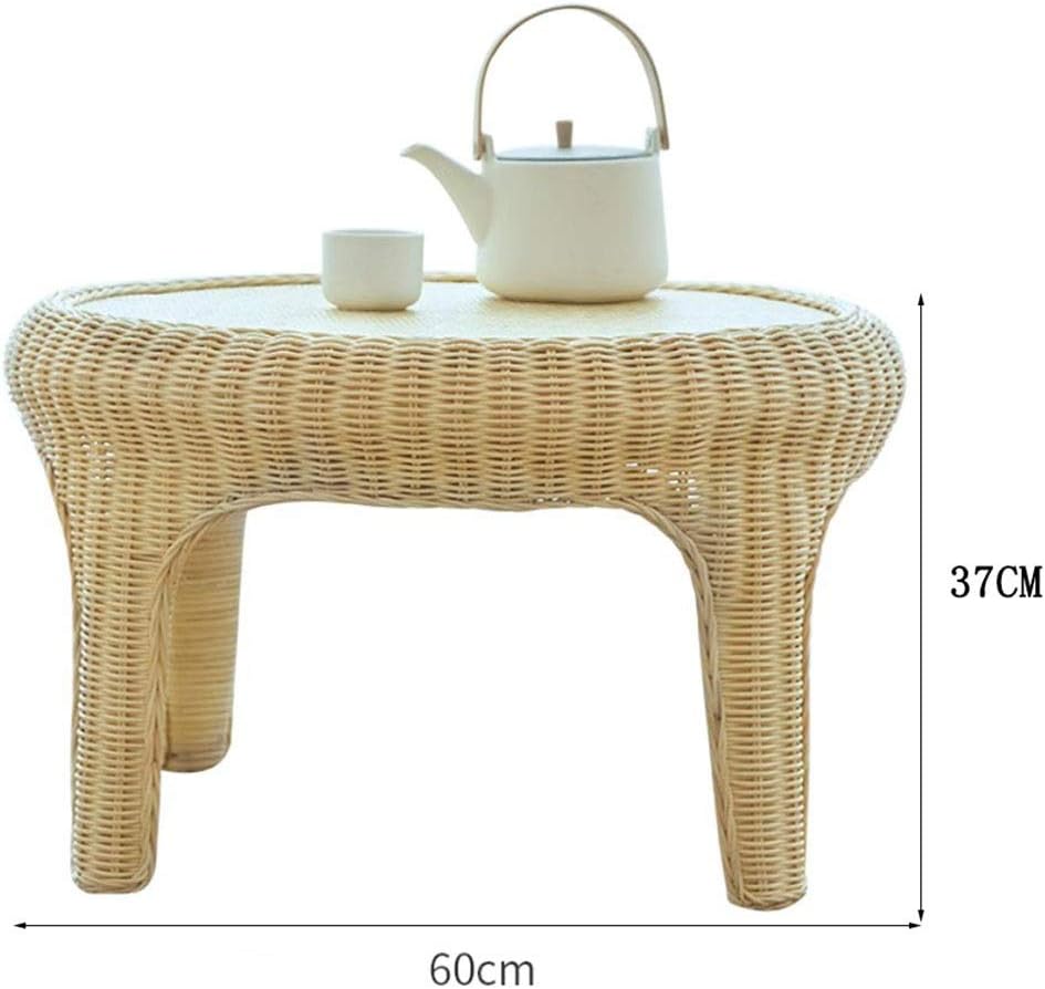 Zenyara Balcony Modern Casual Rattan Weaving Table