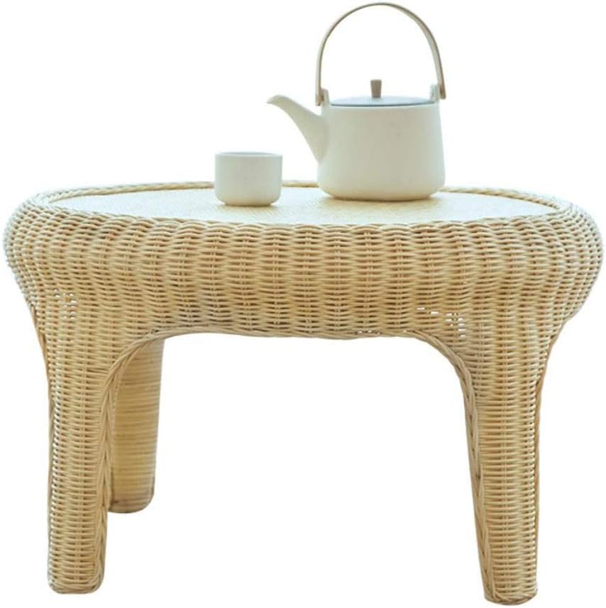 Zenyara Balcony Modern Casual Rattan Weaving Table