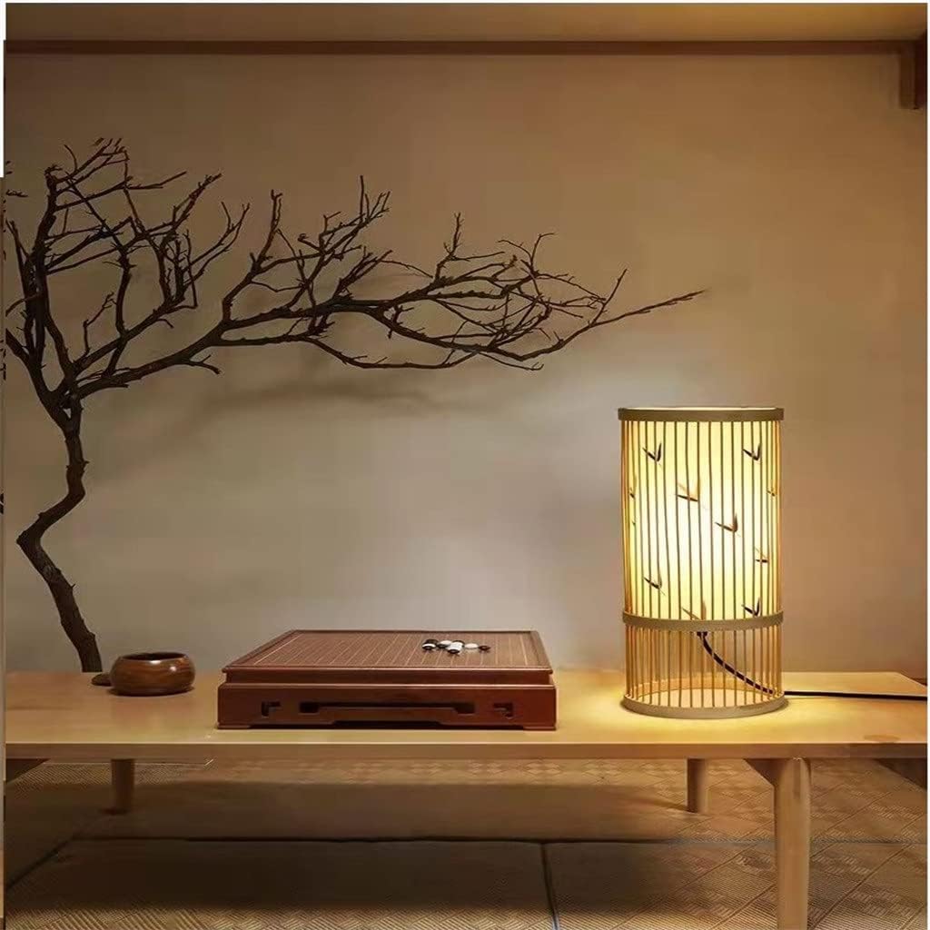 ZenyaraHome Rattan Light,New Chinese Style LED Retro Chandelie