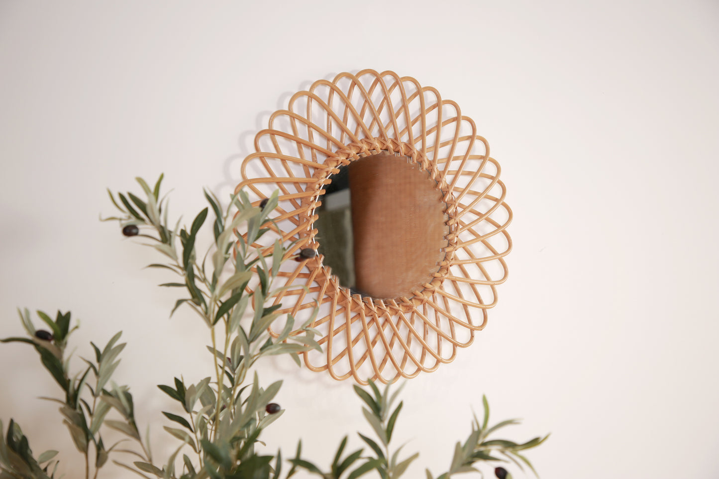 Zenyara Fashion Design Rattan Mirror