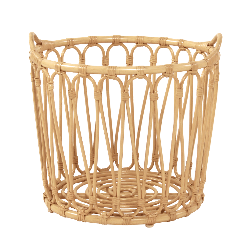 Zenyara Rattan basket 100% Handcrafted Storage Basket