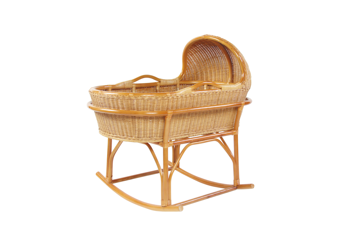 Zenyara Rattan Baby Bed ,Rocking Bed