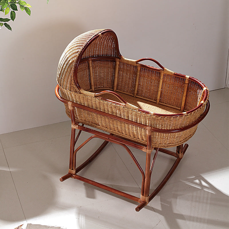 Zenyara Rattan Baby Bed ,Rocking Bed